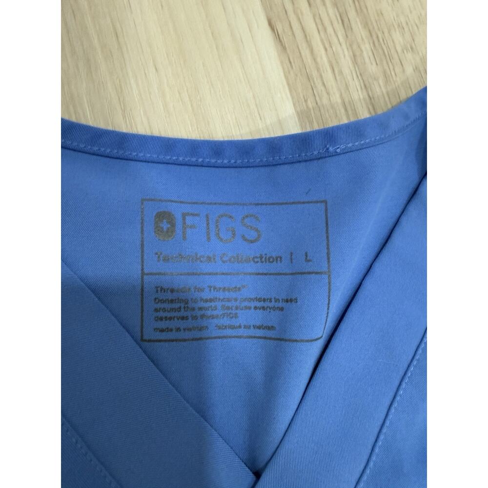 FIGS Men's Tansen Jogger Scrub Pants Size M Ciel Blue Top Size L - Picture 5 of 16